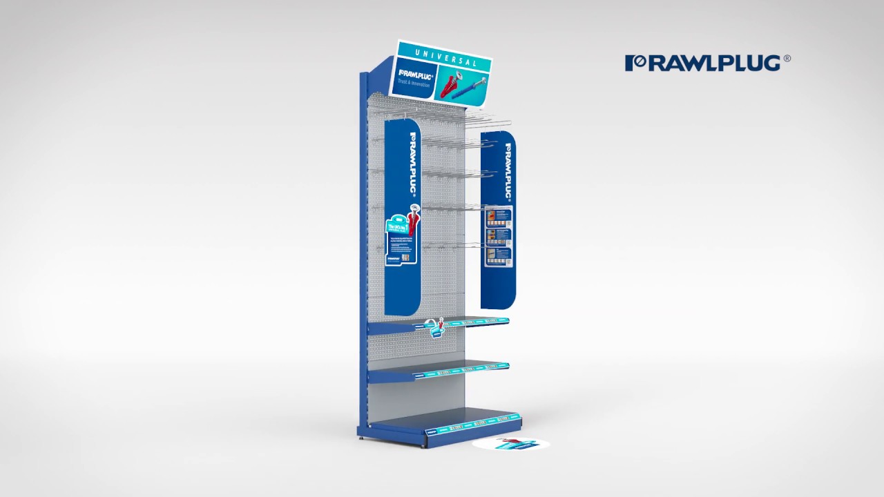 Skuteczna ekspozycja produkt&oacute;w Rawlplug &ndash; jak złożyć regał? Film instruktażowy