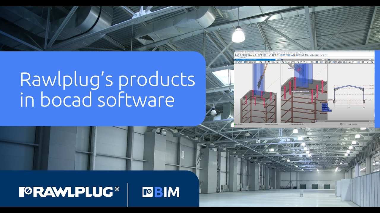 BIM Rawlplug: Rawlplug's products in bocad software