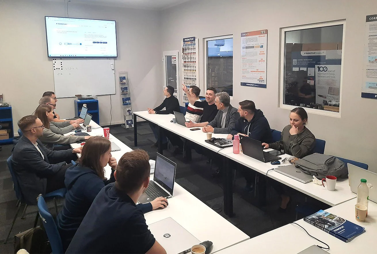 Rawlplug techninės pagalbos mokymai