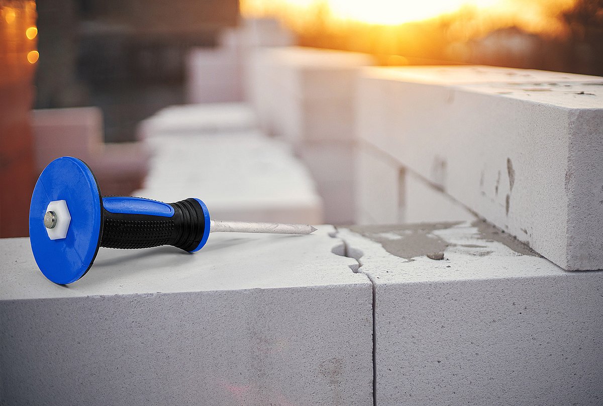 Perforavimo įrankiai R-FF1 ir R-FFS rėmų tvirtinimui – montavimas akytbetonyje