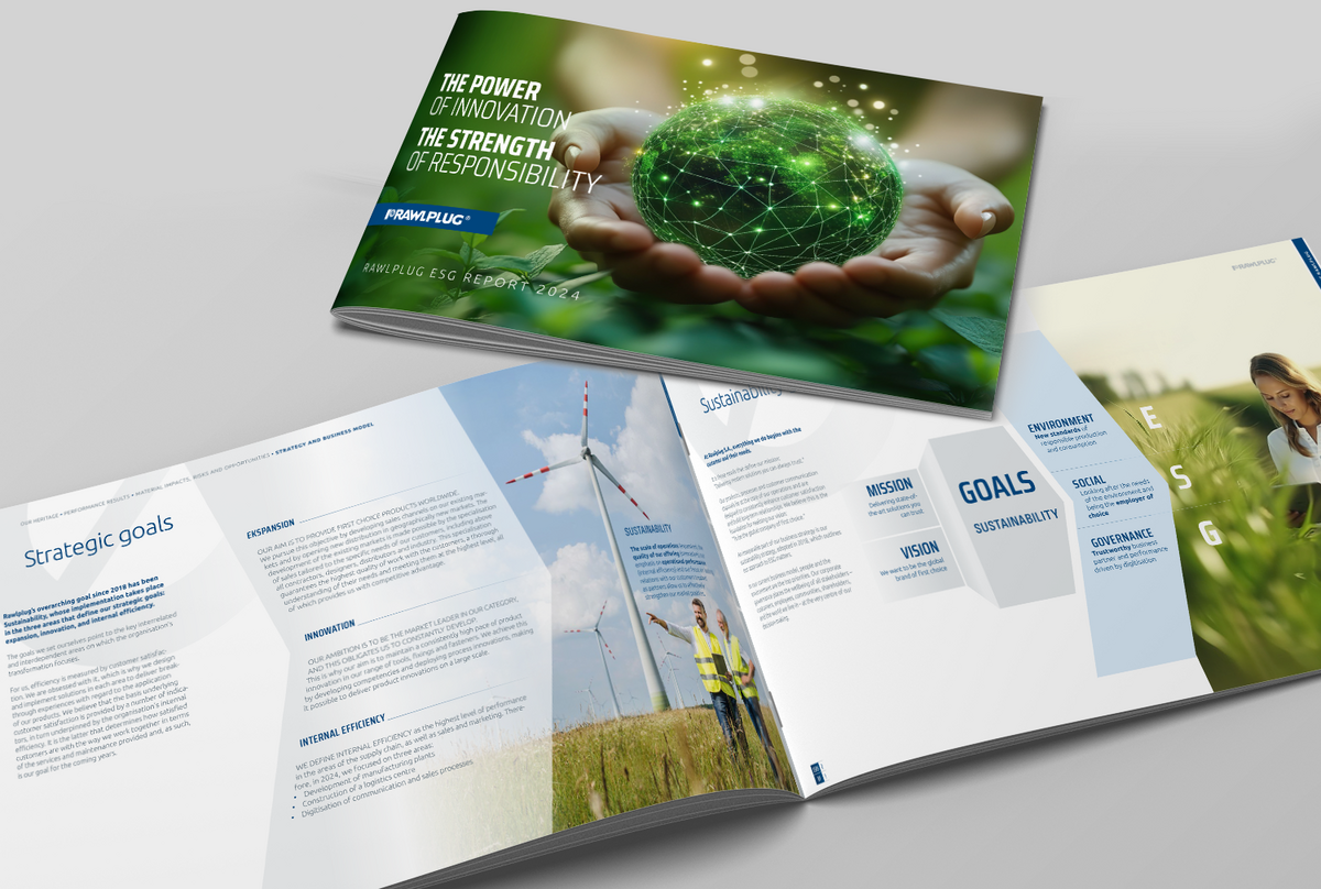 Jei paliekame pėdsaką, tai tik tvarų – pristatome „Rawlplug“ 2024 metų ataskaitą!