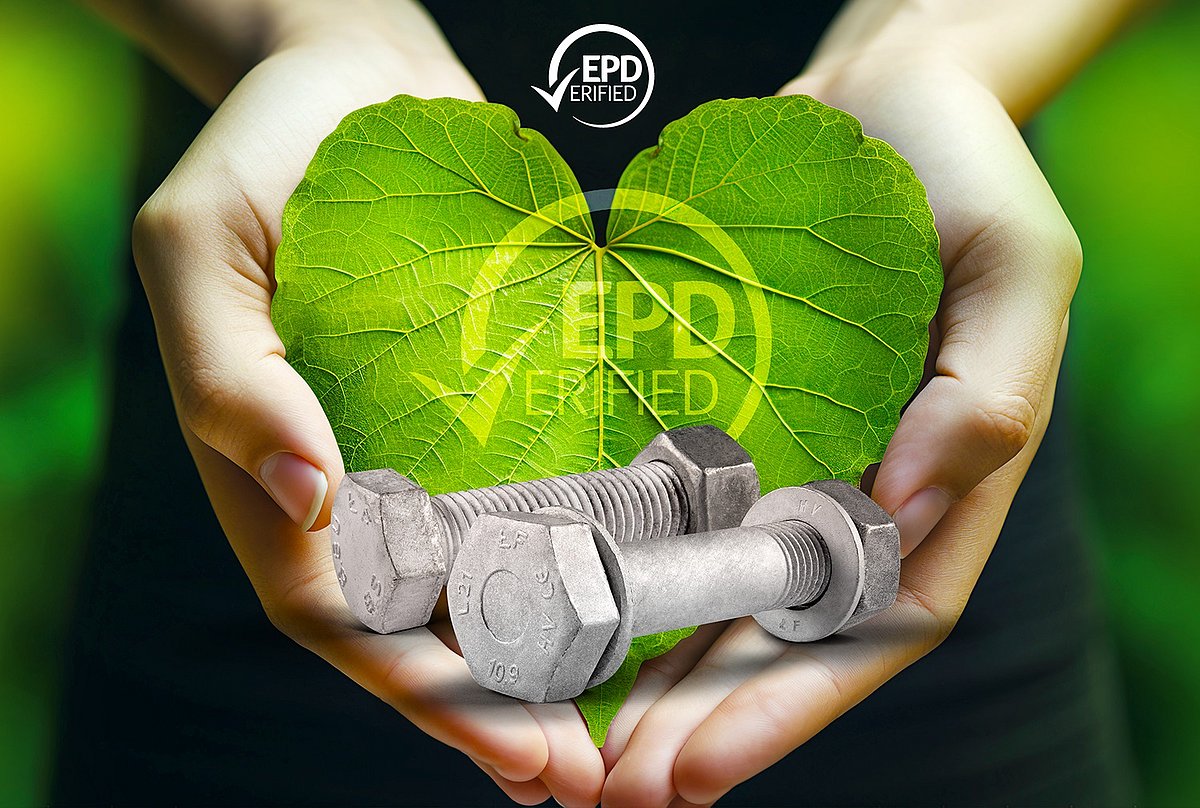 HV ir SB varžtų komplektai su aplinkosaugos produkto deklaracijos sertifikatu