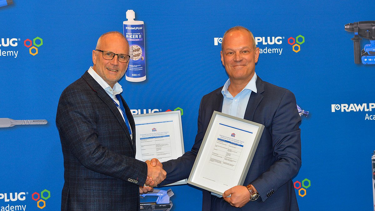 Rawlplug UK – nauji techniniai sertifikatai