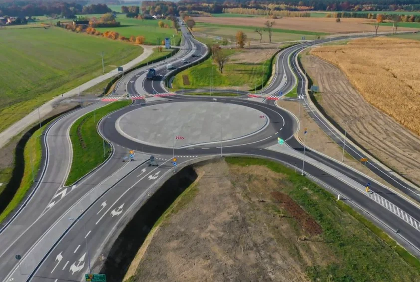 Apvažiavimas prie Niemodlino miesto Lenkijoje