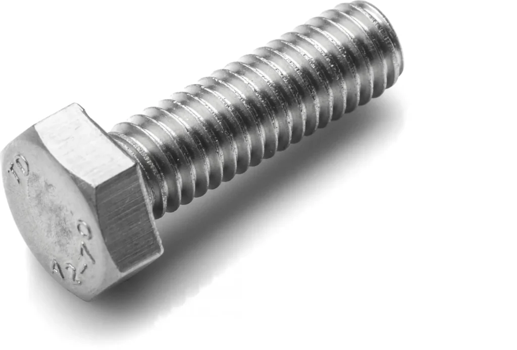 DIN933 Viso sriegio varžtas 8 × 30 mm klasė 5.8 – kartoninė dėžė – 5 kg