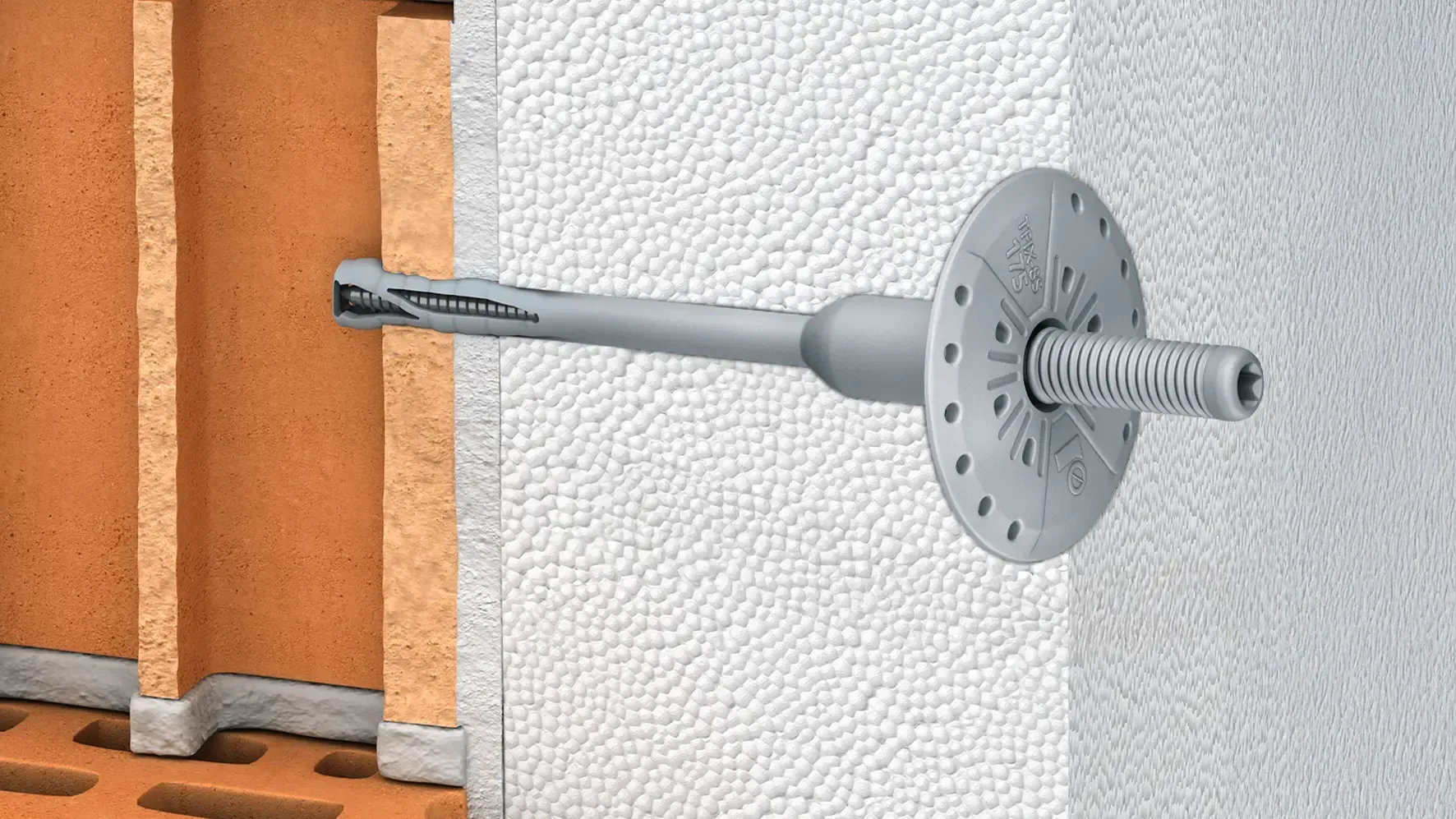 Universalus fasado kaištis su įsukamu metaliniu kaiščiu R-TFIX-8S 355 mm – kartoninė dėžė – 100 vnt. - Image 3