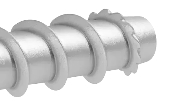 Betoninis varžtas cinkuotame drožle su įgilinta galvute, indukciniu būdu grūdintas R-HLX-CS-ZF 10/12,7 × 100 mm – kartoninė dėžė – 50 vnt. - Image 6