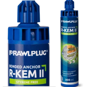 Poliesteriu sujungtas inkaras R-KEM-II, SL etiketė – plastikinė kasetė – 300 ml