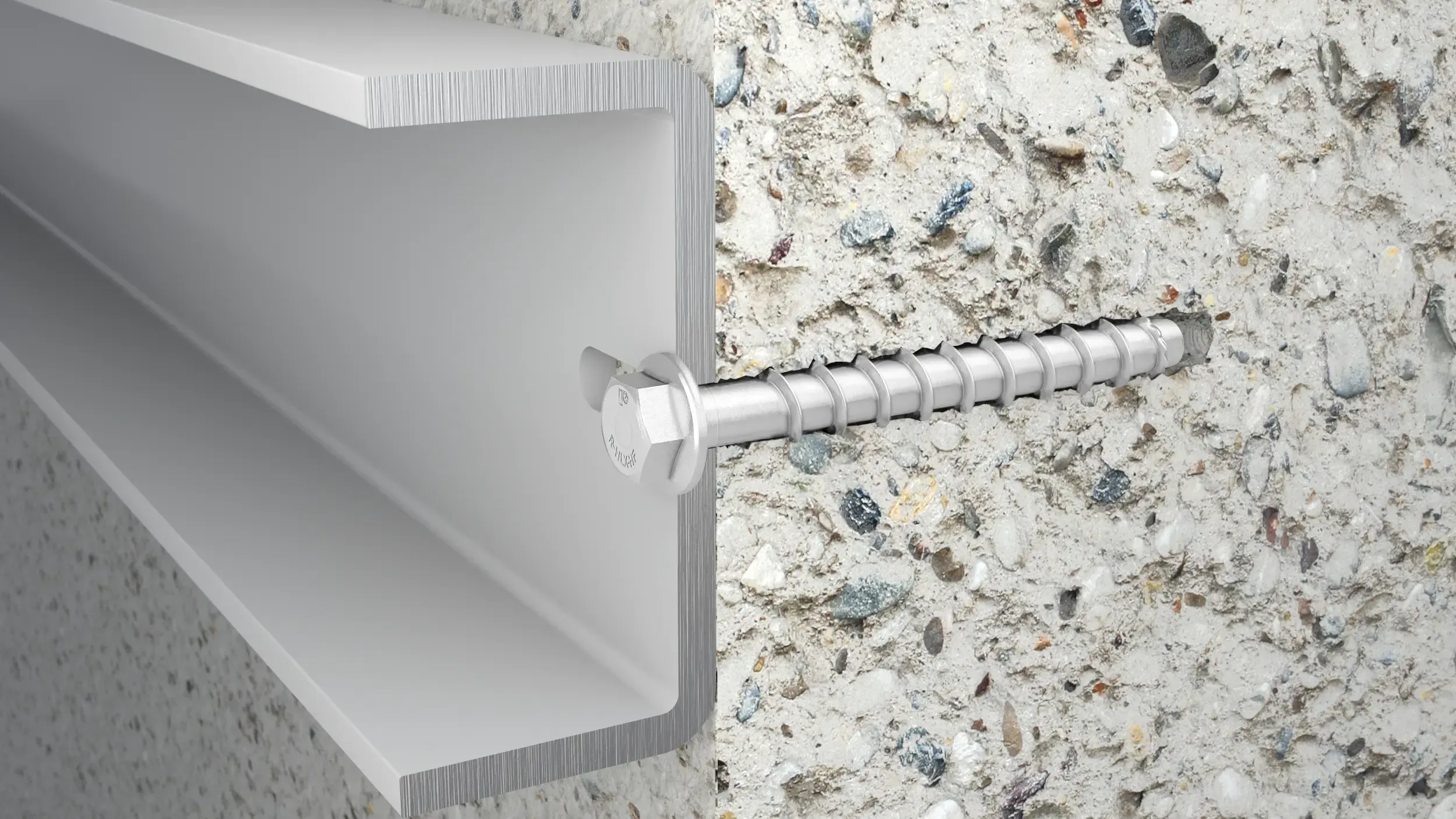 Betoninis varžtas cinkuotame drožle su šešiakampe galvute, indukciniu grūdinimu R-HLX-HF-ZF 8/10.4 × 150 mm – kartoninė dėžė – 50 vnt. - Image 3