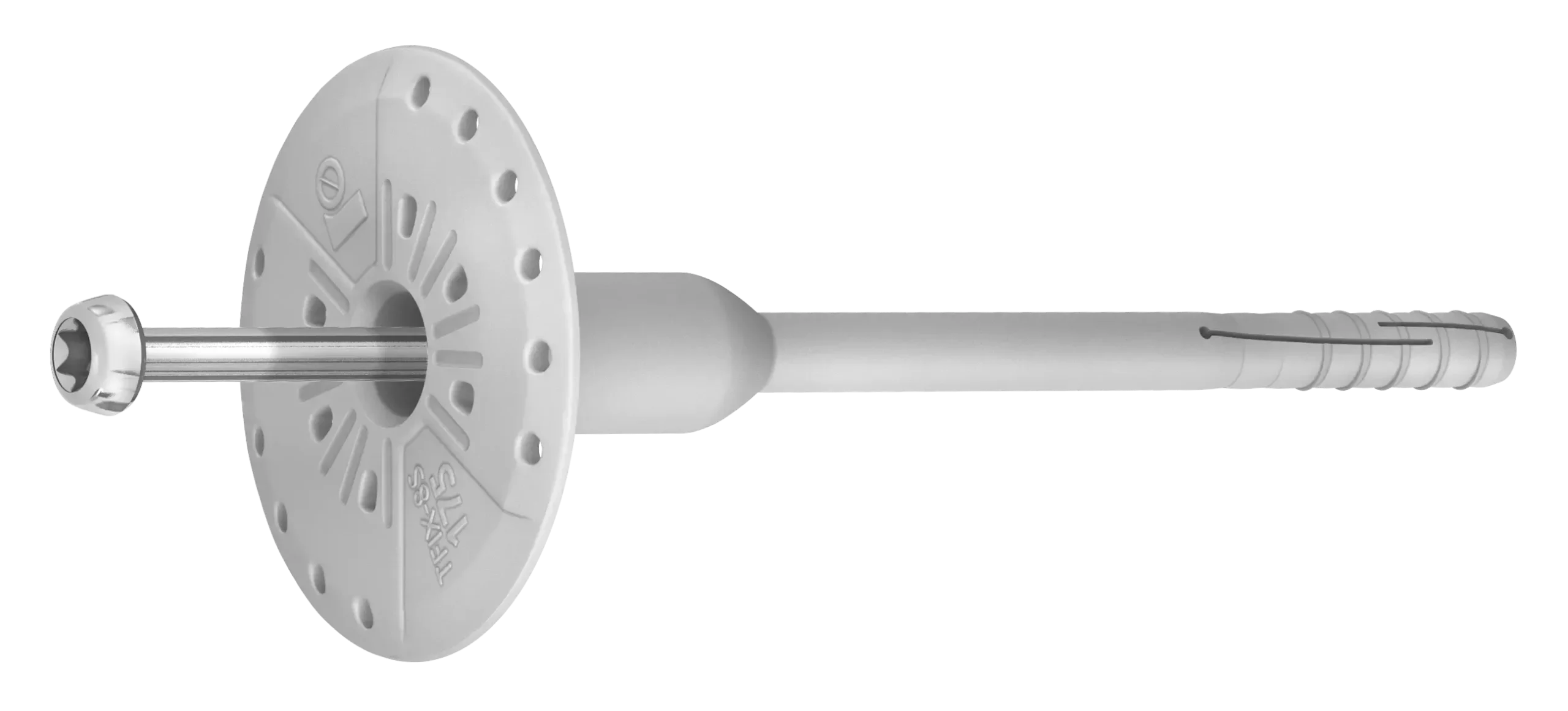 Universalus fasado kaištis su įsukamu metaliniu kaiščiu be perliejimo R-TFIX-8S-X 135 mm – kartoninė dėžė – 200 vnt. - Image 2