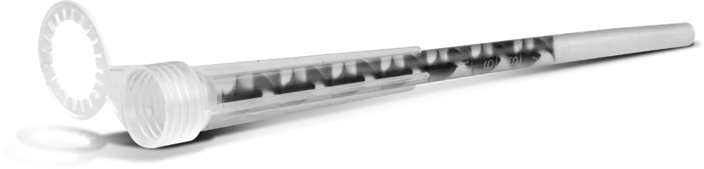 Maišytuvo antgalis sujungtiems inkarams R-KER-II, 14-element – plastikinis maišelis – 100 vnt.