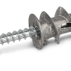 R-DRAM Metalas Savaime gręžiamas gipso kartono tvirtinimas 13 × 31 mm su varžtu 4.2 × 32 mm – plastikinis maišelis – 50 vnt.