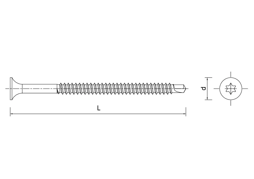 Savaime gręžiantis stogo varžtas plienui T25 R-WX-T 6,0 × 200 mm, antikorozinė danga 15 Kesternich ciklai – kartoninė dėžė – 100 vnt. - Image 7