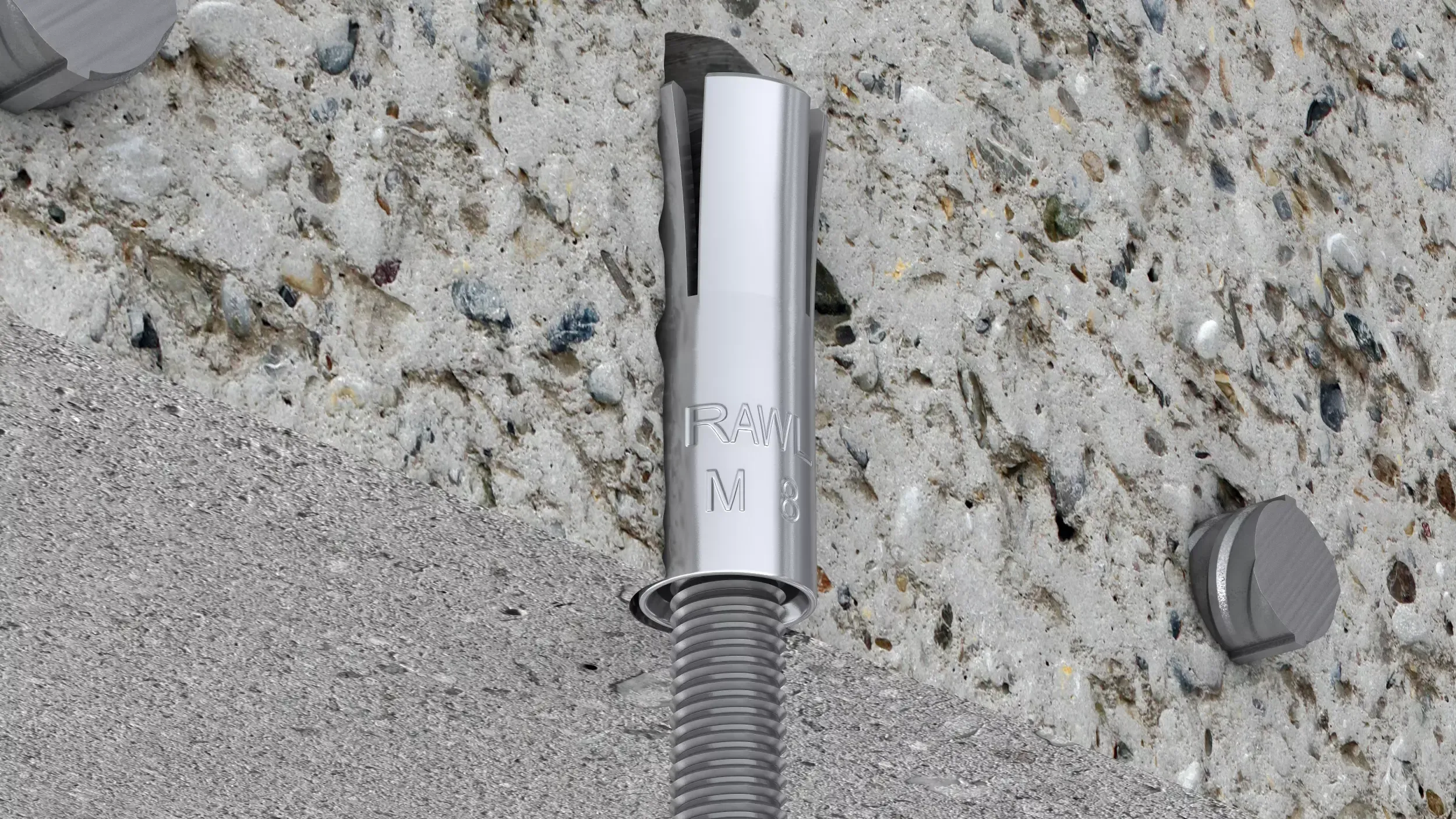 Cinkuotas įvorės inkaras su vidiniu sriegiu R-DCA M16 mm – plastikinis maišelis – 1 vnt. - Image 3