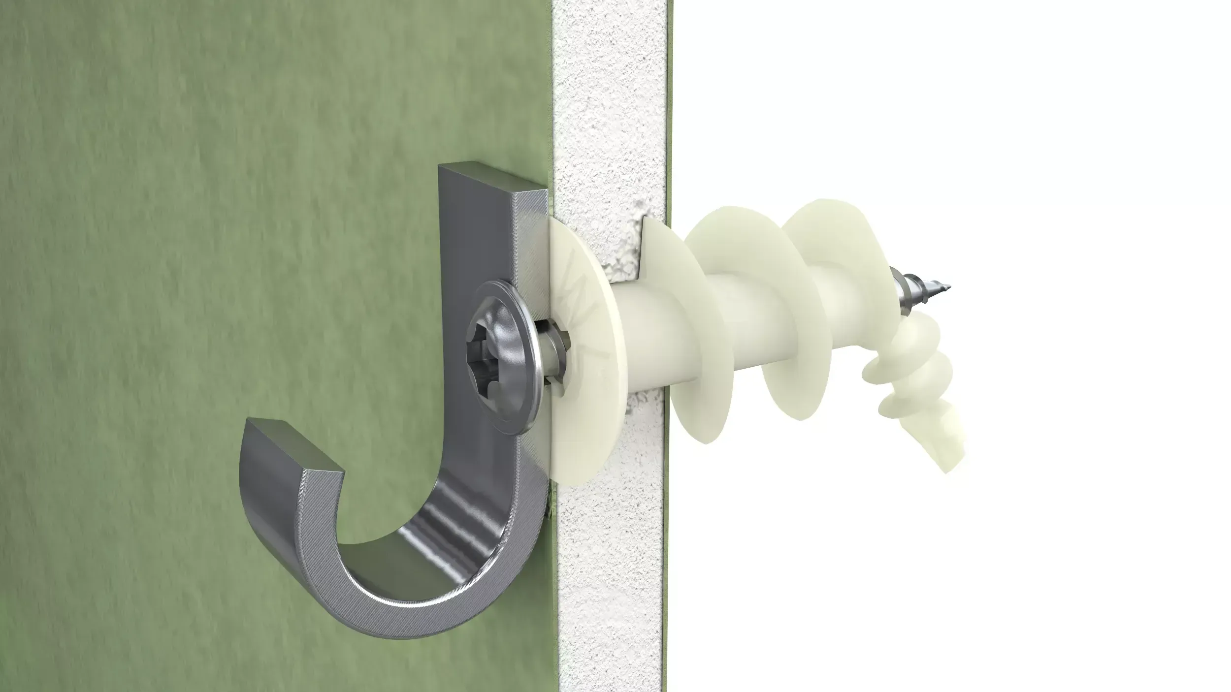 DRA01 Nailono savaime gręžiantis gipso kartono tvirtinimo elementas 16 × 36 mm – kartoninė dėžė – 100 vnt. - Image 3
