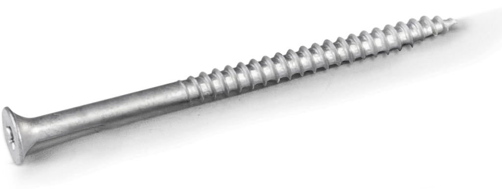 Stogo varžtas plienui ir medienai T25 R-WO 4,8 × 100 mm, antikorozinė danga 15 Kesternich ciklai – kartoninė dėžė – 200 vnt.