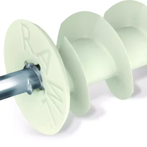 DRA01 Nailono savaime gręžianti tvirtinimo detalė gipso kartono plokštėms 16 × 36 mm su tiesiu kabliu – lizdinė pakuotė – 12 vnt.