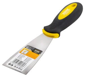 Nerūdijančio plieno mentelė 50 mm, nusklembta – etiketė – 1 vnt.