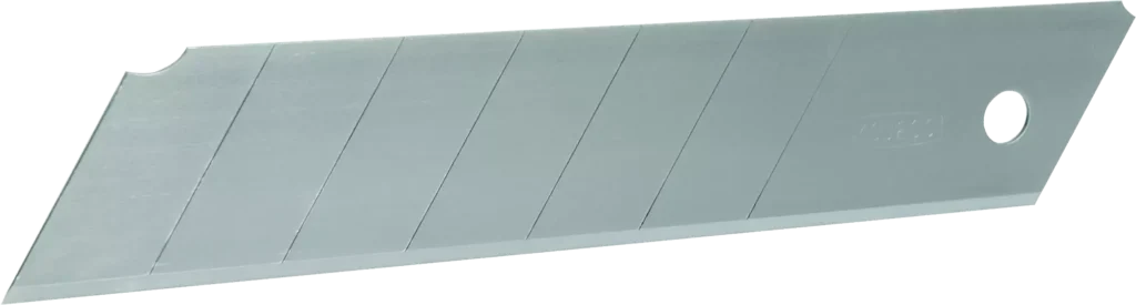 Sulūžę peiliai 25 mm – lizdinė pakuotė – 10 vnt.