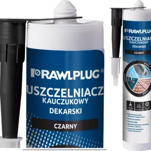 Stogo dangos guminis sandariklis R-SL-DEK juodas – plastikinė kasetė – 300 ml