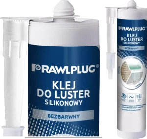 Bespalviai silikoniniai veidrodiniai klijai 300 ml – plastikinė kasetė – 300 ml
