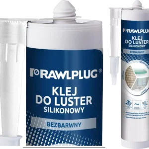Bespalviai silikoniniai veidrodiniai klijai 300 ml – plastikinė kasetė – 300 ml