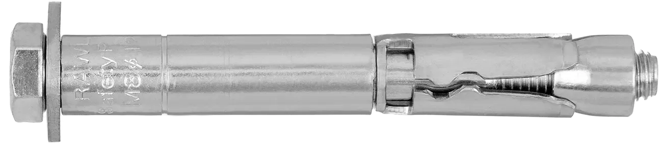 „SafetyPlus“ išsiplėtimo įvorės inkaras su šešiabriauniu varžtu R-SPL M8 × 110 mm – kartoninė dėžė – 50 vnt. - Image 2