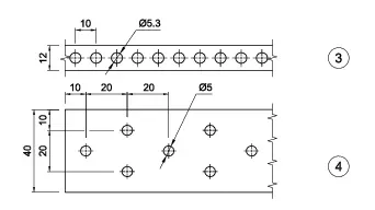 Perforuota juosta D-BP 0,75 × 25 mm – ritinys – 25 m - Image 8