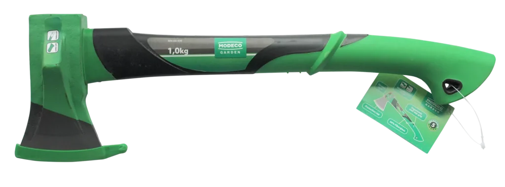 Stiklo pluošto kirvis 1,0 kg su pleištu 440 mm – etiketė – 1 vnt.