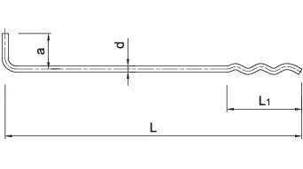 Inkaras trijų sluoksnių sienoms KL 4,0 × 25 × 300 mm – kartoninė dėžė – 250 vnt. - Image 5