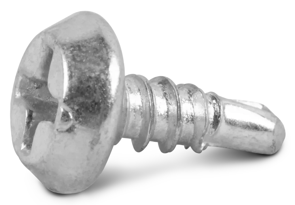 Cinkuotas savaime gręžiantis varžtas su sriegiu metalui WS 3,5 × 95 mm – kartoninė dėžė – 1000 vnt.
