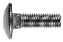 DIN603 5 × 60 vežimėlio varžtas mm – lizdinė pakuotė – 10 vnt.