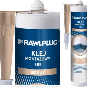 Montavimo klijai SBS, smėlio spalvos – plastikinė kasetė – 280 ml
