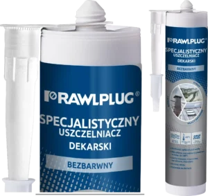 Specializuotas dervos stogo hermetikas R-SL-DEK-SPEC bespalvis – plastikinė kasetė – 300 ml