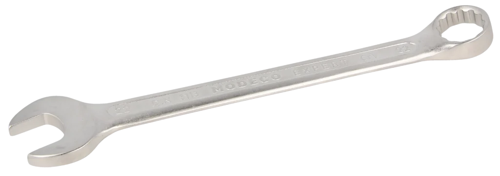 Kombinuotasis veržliaraktis 22 mm Cr-V satinas – plastikinė pakabinama pakuotė – 1 vnt.