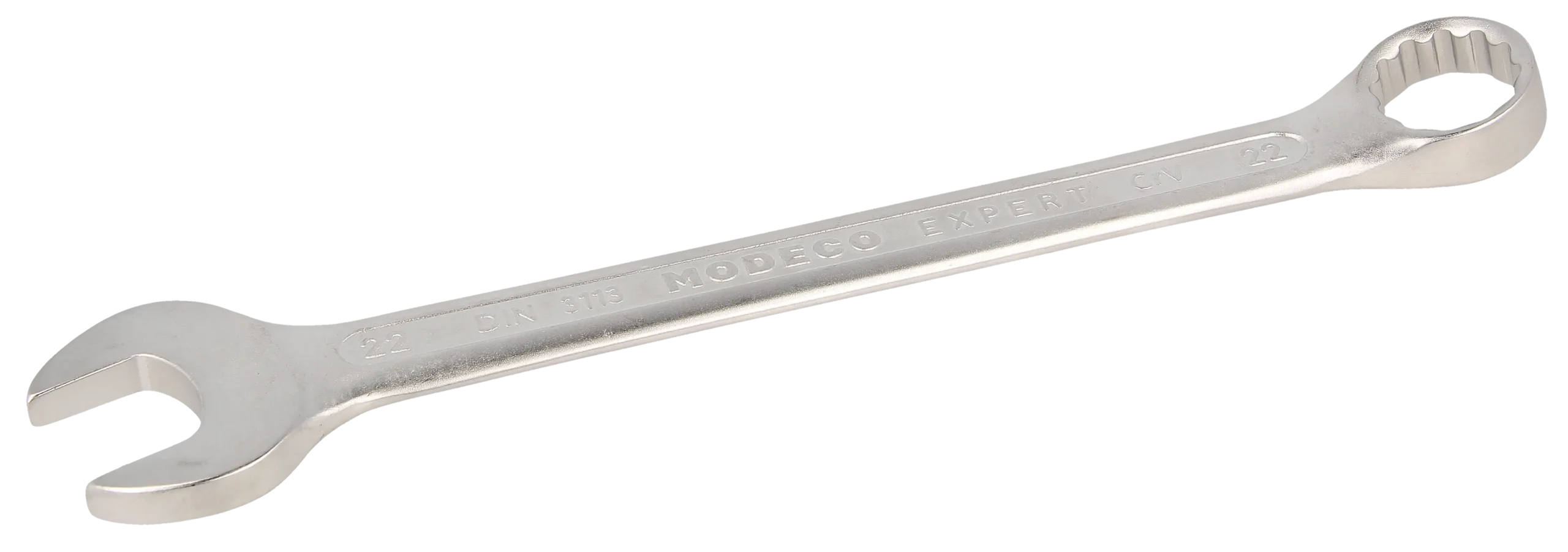 Kombinuotasis veržliaraktis 22 mm Cr-V satinas – plastikinė pakabinama pakuotė – 1 vnt.