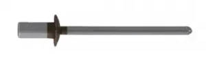 Tvirta kniedė su įgilinta galvute ALF 4,0 × 8 mm RAL 8017 – kartoninė dėžė – 500 vnt.