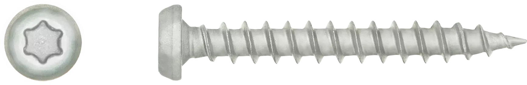 Medinis stogo varžtas T25 R-WW-T 5,0 × 55 mm, antikorozinė danga 15 Kesternich ciklai – kartoninė dėžė – 200 vnt. - Image 2