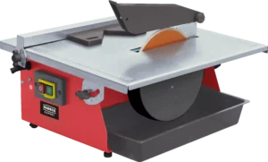 Šlapias plytelių pjūklas 180 mm 450 W – kartoninė dėžė – 1 vnt.