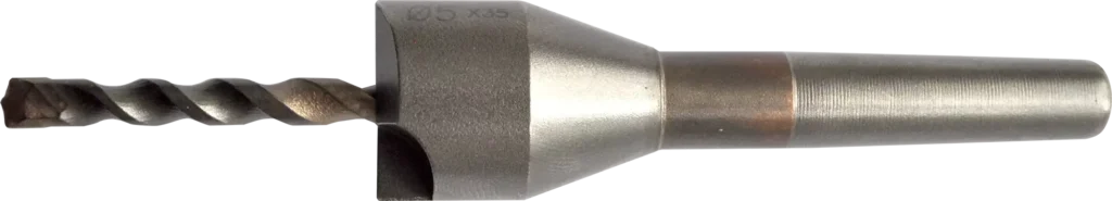 RoofSystem kūginis grąžtas su kamščiu 5 × 25 × 110 mm – plastikinė dėžutė – 1 vnt.