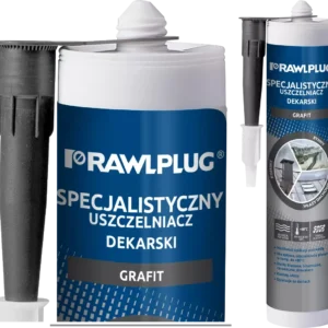 Specializuotas dervos stogo sandariklis R-SL-DEK-SPEC grafitas – plastikinė kasetė – 300 ml