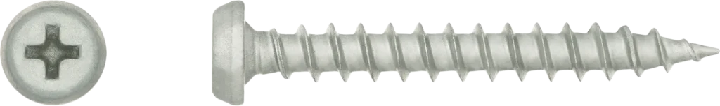 Medinis stogo dangos varžtas R-WW-PH2 5,0 × 20 mm, antikorozinė danga 15 Kesternich ciklai – kartoninė dėžė – 500 vnt.
