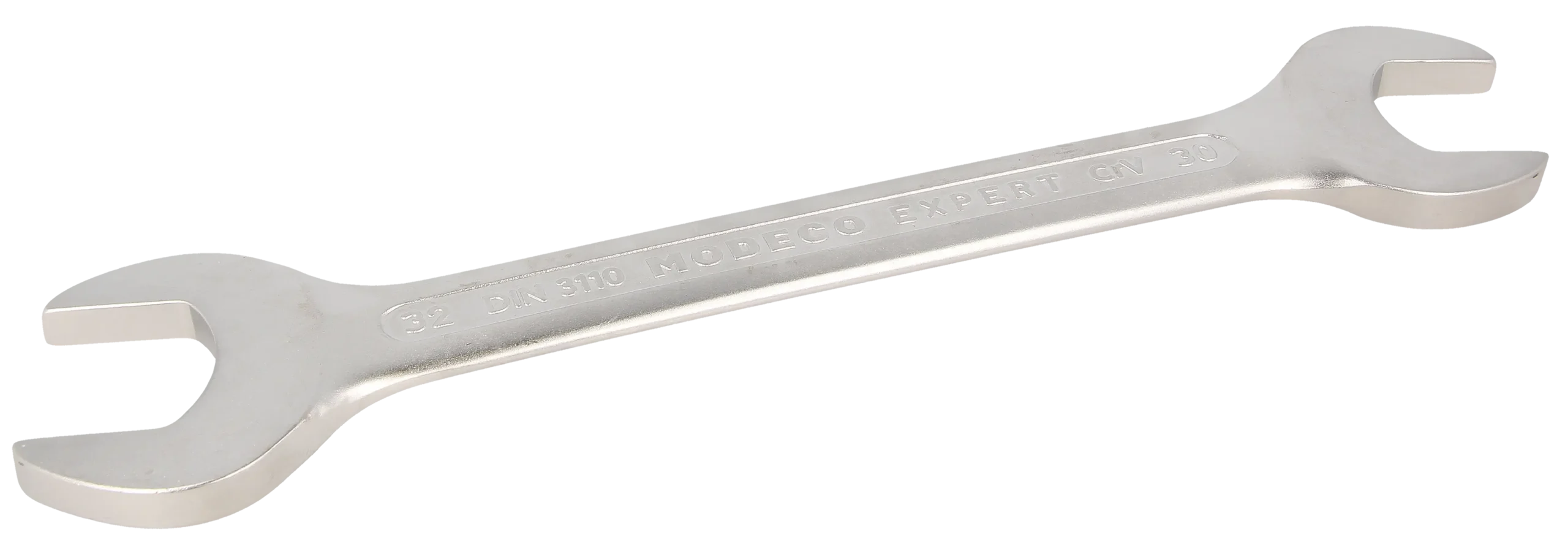 Dvipusis veržliaraktis 30 × 32 mm Cr-V satinas – plastikinė pakabinama pakuotė – 1 vnt.