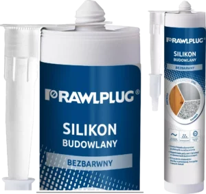 Bespalvis statybinis silikonas – plastikinė kasetė – 300 ml
