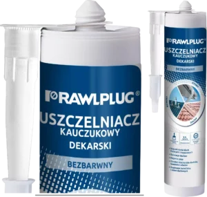 Stogo dangos guminis sandariklis R-SL-DEK bespalvis – plastikinė kasetė – 300 ml