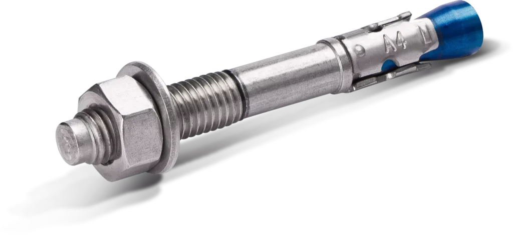 Nerūdijančio plieno juostos inkaras A4 R-HPTII-A4 10 × 95 mm – kartoninė dėžė – 50 vnt.