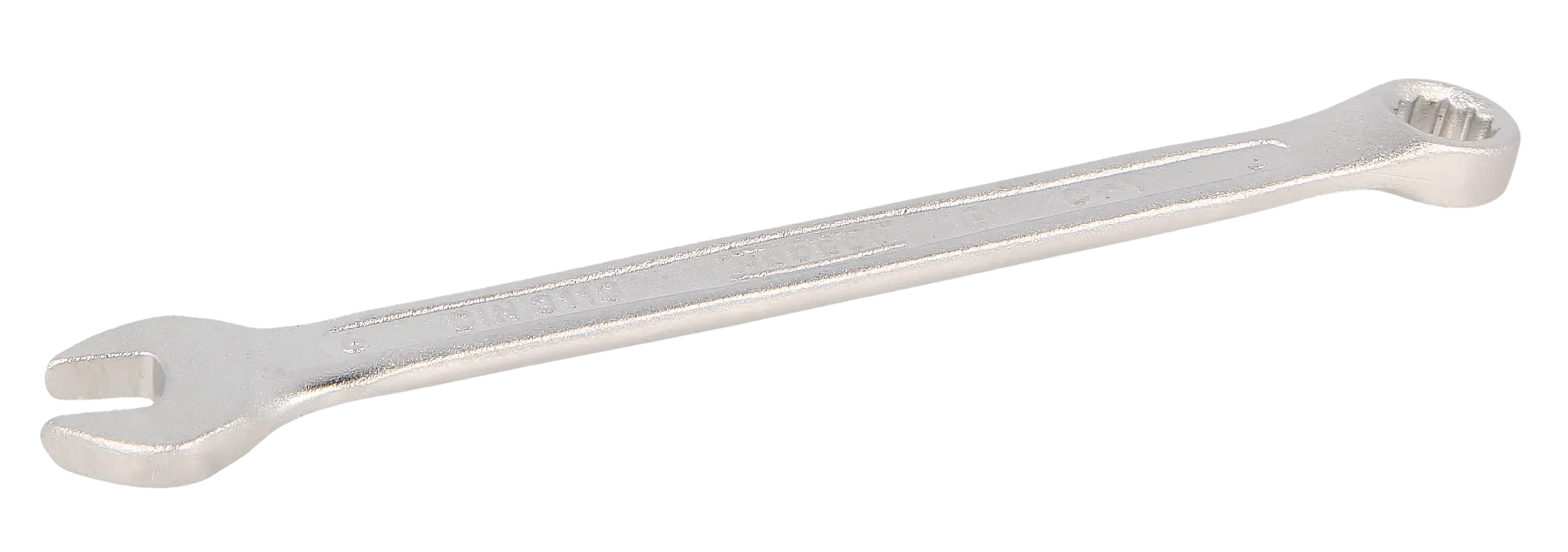Kombinuotasis veržliaraktis 6 mm Cr-V satinas – plastikinė pakabinama pakuotė – 1 vnt.