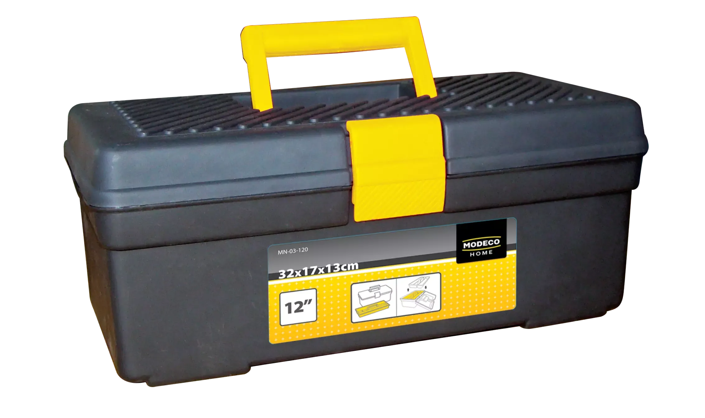 Didelė įrankių talpa 510 × 255 × 265 mm – etiketė – 1 vnt.
