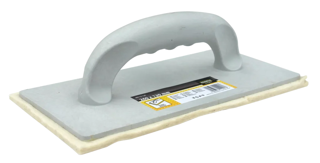 Plastikinė mentele su veltiniu 120 × 260 × 8 mm – etiketė – 1 vnt.