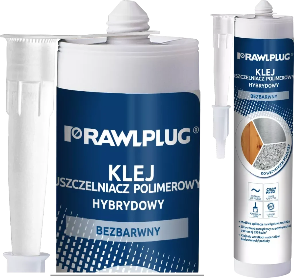 Skaidrus hibridinis polimerinis klijų sandariklis – plastikinė kasetė – 300 ml